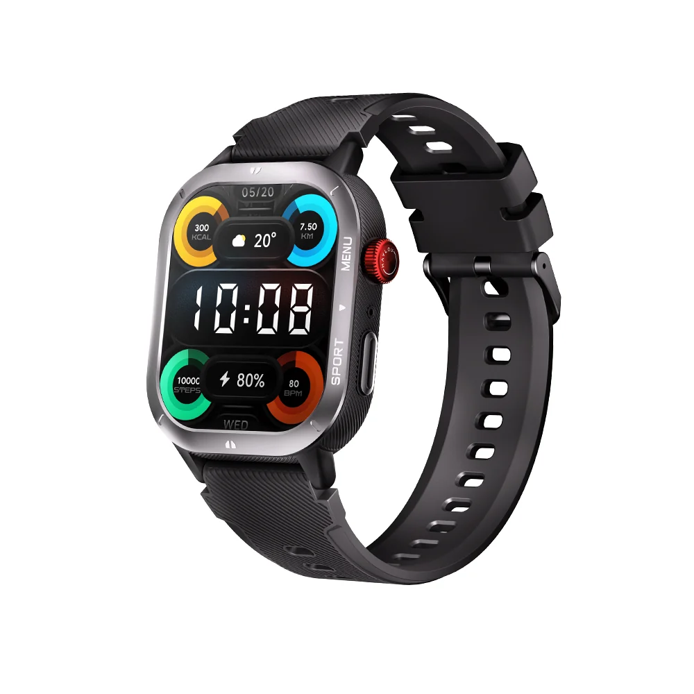 HAYLOU IRON Neo Smartwatch – 1.95" HD Display, Bluetooth Calling & 30-Day Battery 