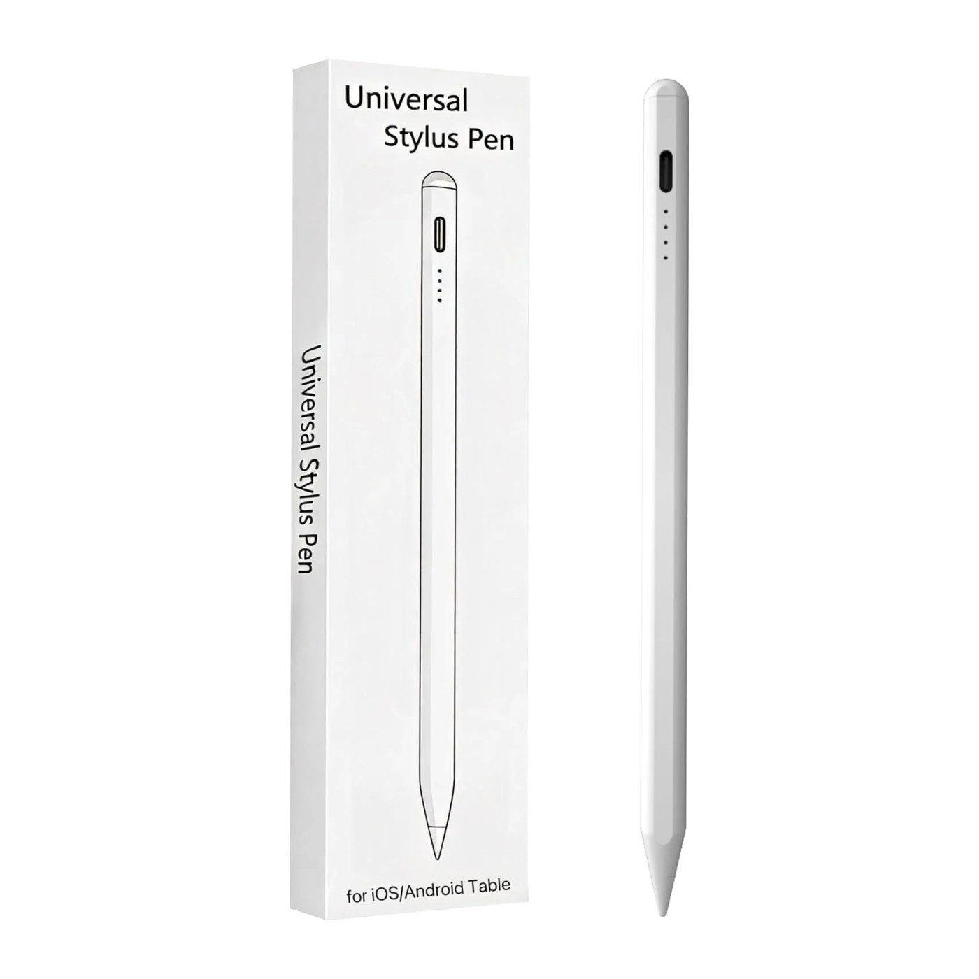 Universal Active Stylus Pencil – USB-C Rechargeable for iPad, Android & Tablets