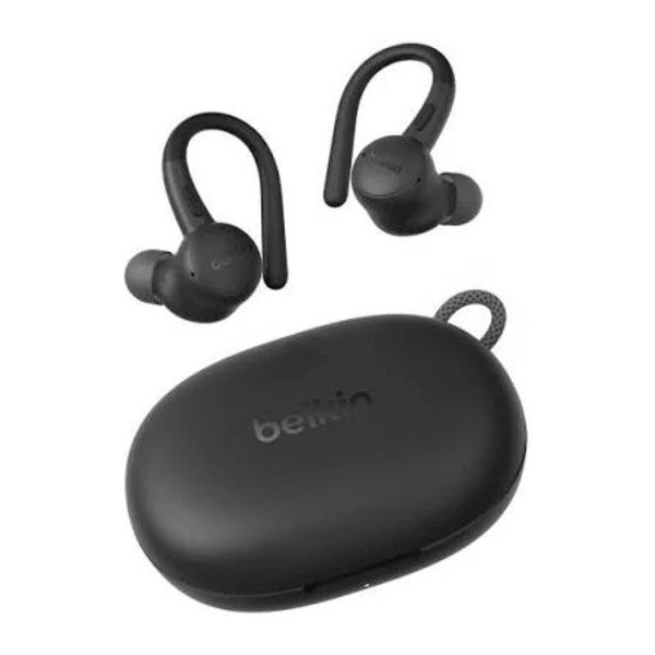 Belkin SoundForm ActiveFit True Wireless Sports Earbuds – Secure Ear Hooks, Bluetooth 5.4 & 36-Hour Battery