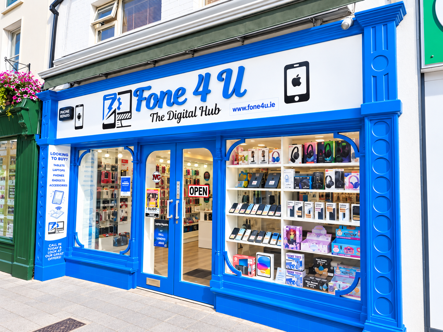 Fone4U Sligo shop front