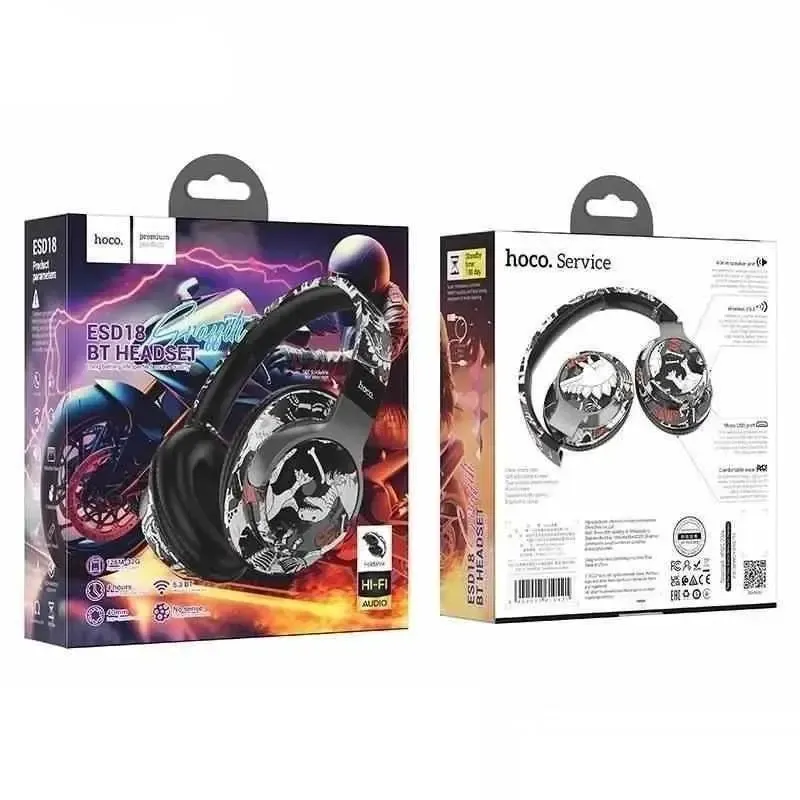 HOCO ESD18 Graffiti Wireless Bluetooth Headphones