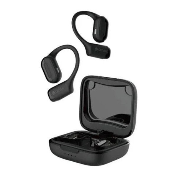 DEVIA OWS Pro1 Open Wireless Earbuds – Open-Ear Bluetooth 5.3 Headset with ENC & 40-Hour Battery