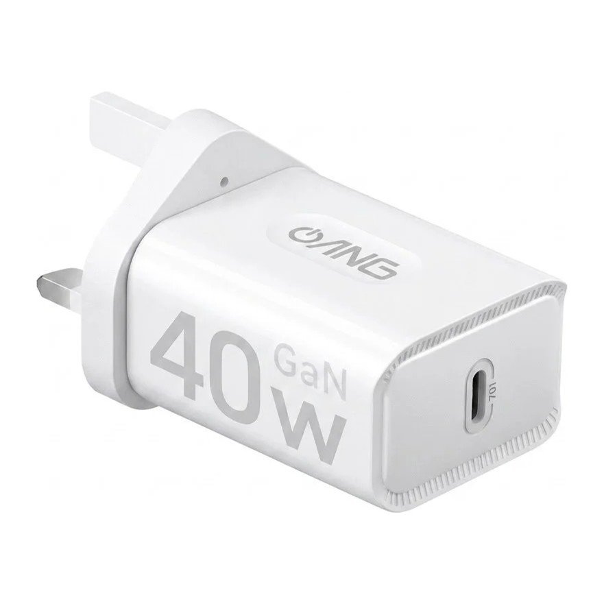 ANG PD40W TCS40 USB-C Fast Wall Charger – 40W Power Delivery UK Plug