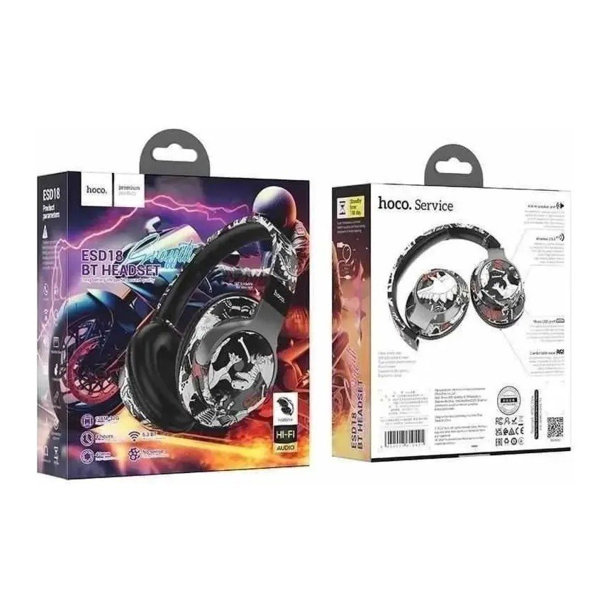 HOCO ESD18 Graffiti Wireless Bluetooth Headphones