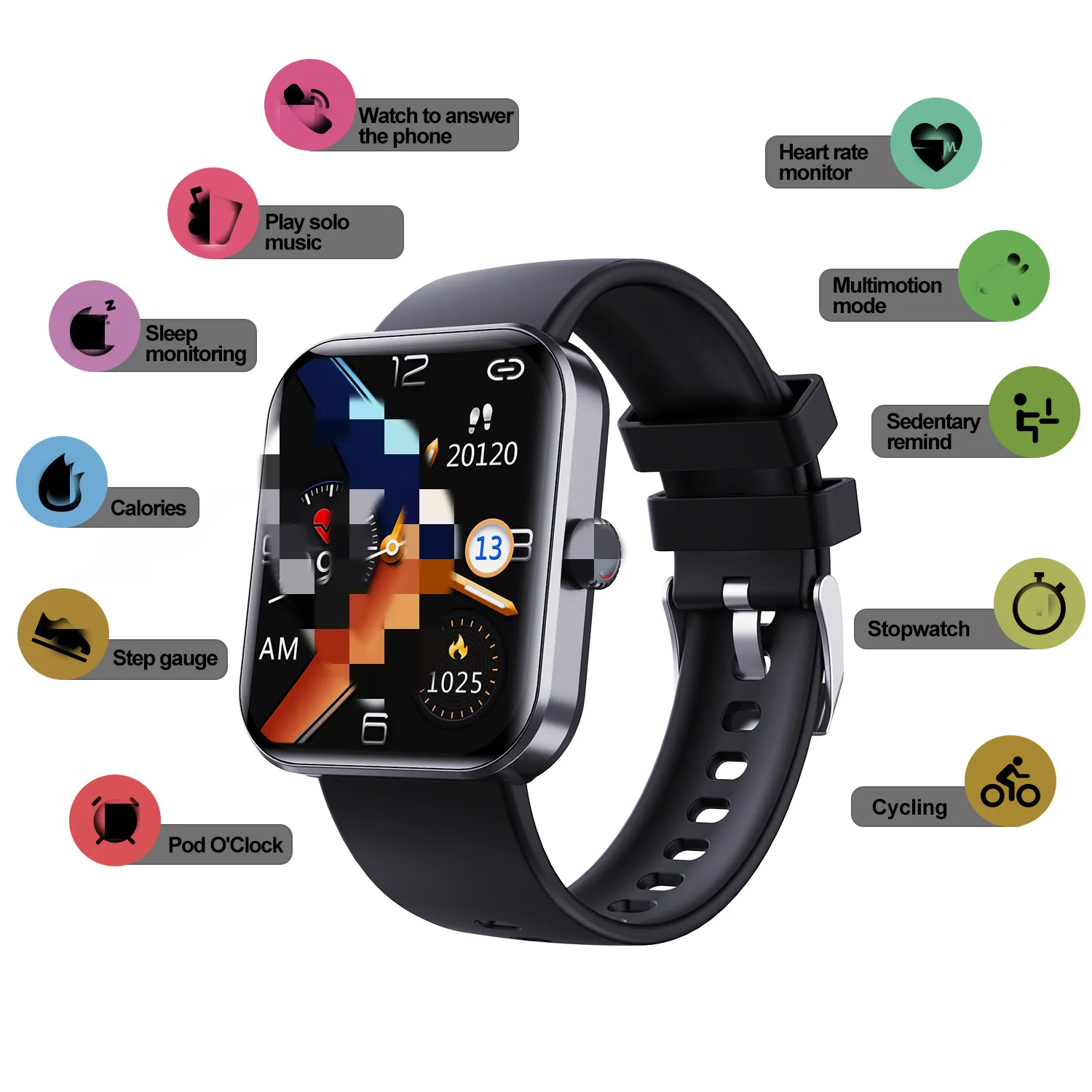 New F57L Smart Watch 2024 1.9 Touch Screen Health Monitoring BT Call Sport Watch for Men Women Android Smart Watches| Alibaba.com