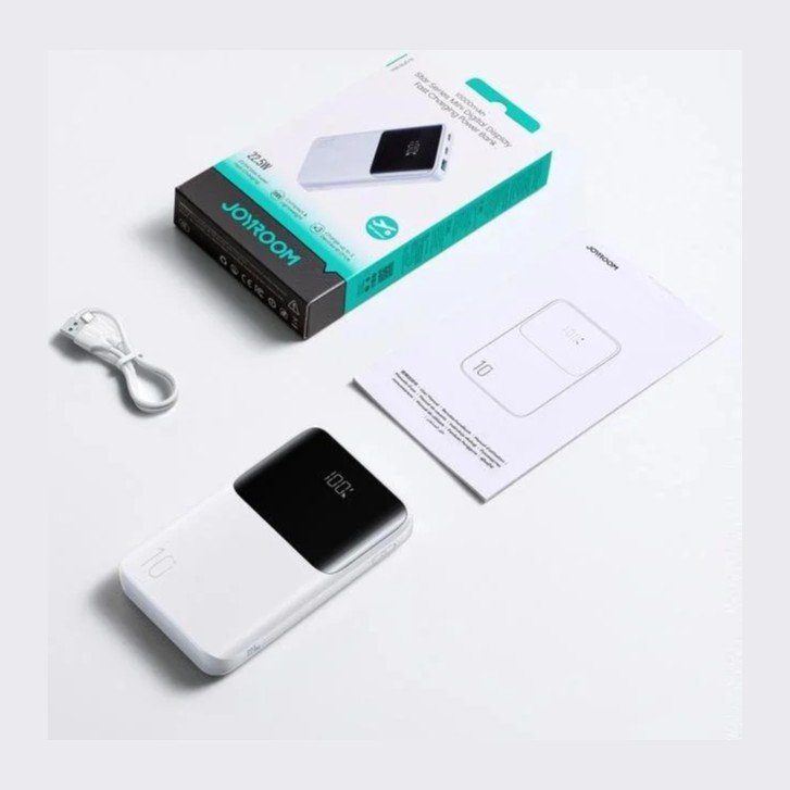 Joyroom JR-QP191 Mini 10000mAh 22.5W Fast Charging Power Bank – Digital Display