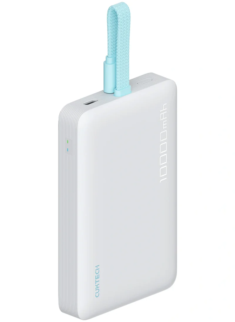 CUKTECH CP132ML 10000mAh Magnetic Power Bank – 22.5W Fast Charging with Built-In USB-C Cable 