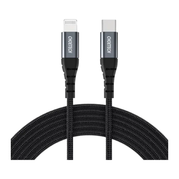 Choetech Nylon Braided USB-C to Lightning Cable
