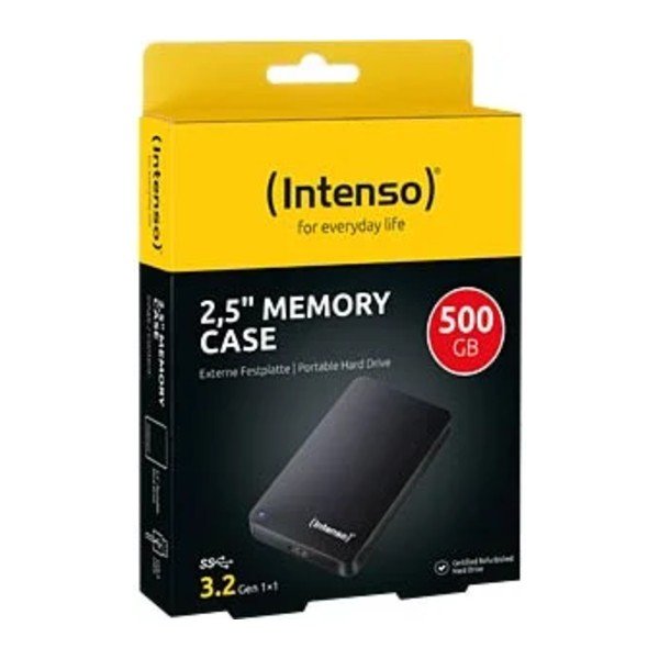 Intenso 2.5" Portable External Hard Drive USB 3.0 – Compact Storage Solution